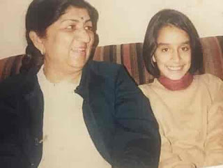 Shraddha Kapoor With Lata Mangeshkar