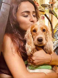 Tapasya Agnihotri With Dog