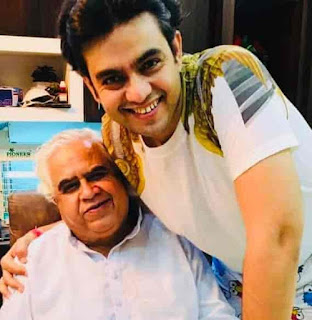Sonu Sharma With His Father
