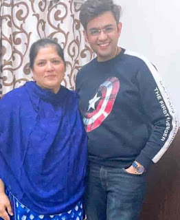 Sonu Sharma With His Mother