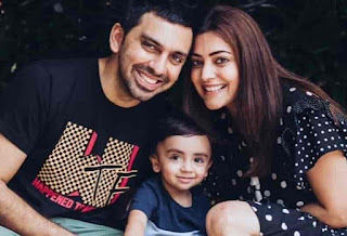 Nisha Agarwal With Her Husband & Son