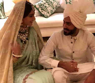 Sonam Kapoor With Her Husband