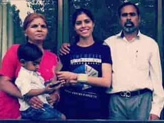 Trishna Singh With Her Parents