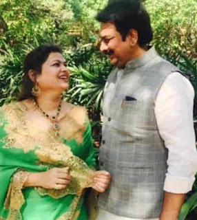 Bhagyashri Patil With Her Husband Bhagyashri Patil With Her Husband